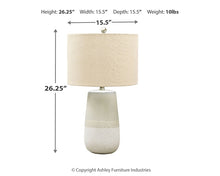 Load image into Gallery viewer, Ashley Express - Shavon Ceramic Table Lamp (1/CN)
