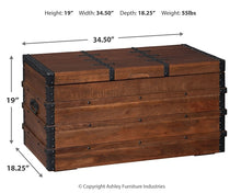 Load image into Gallery viewer, Ashley Express - Kettleby Storage Trunk
