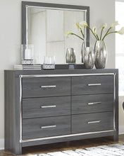 Load image into Gallery viewer, Lodanna Full Panel Bed with 2 Storage Drawers with Mirrored Dresser and Chest
