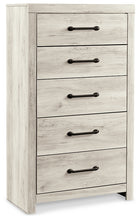 Load image into Gallery viewer, Cambeck  Panel Bed With 2 Storage Drawers With Mirrored Dresser And Chest
