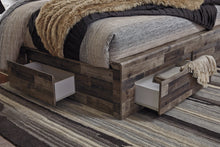 Load image into Gallery viewer, Derekson Queen Panel Bed with 6 Storage Drawers with Dresser

