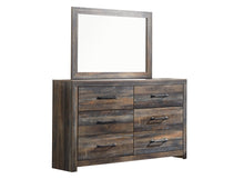 Load image into Gallery viewer, Drystan  Panel Bed With 2 Storage Drawers With Mirrored Dresser, Chest And 2 Nightstands
