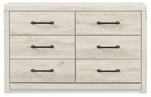 Load image into Gallery viewer, Cambeck Queen Panel Bed with 2 Storage Drawers with Dresser
