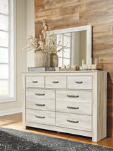 Load image into Gallery viewer, Bellaby Queen Panel Headboard with Mirrored Dresser
