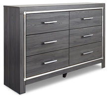 Load image into Gallery viewer, Lodanna Full Upholstered Panel Headboard with Dresser
