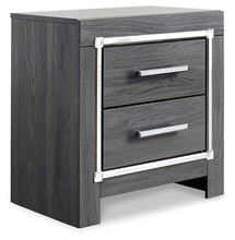 Load image into Gallery viewer, Lodanna Full Upholstered Panel Headboard with Mirrored Dresser, Chest and 2 Nightstands
