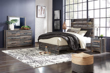 Load image into Gallery viewer, Drystan  Panel Bed With Mirrored Dresser And Chest
