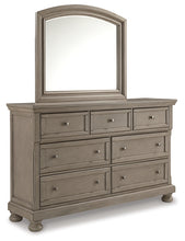 Load image into Gallery viewer, Lettner California King Sleigh Bed with Mirrored Dresser, Chest and 2 Nightstands
