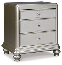 Load image into Gallery viewer, Coralayne California King Upholstered Bed with Mirrored Dresser, Chest and 2 Nightstands
