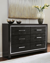 Load image into Gallery viewer, Kaydell King Panel Bed with Storage with Dresser
