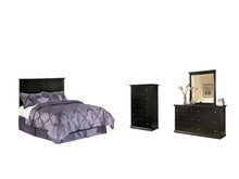Load image into Gallery viewer, Maribel Full Panel Headboard with Mirrored Dresser and Chest
