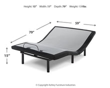 Load image into Gallery viewer, Ashley Express - Chime 10 Inch Hybrid Mattress with Adjustable Base
