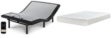 Load image into Gallery viewer, Ashley Express - Chime 8 Inch Memory Foam Mattress with Adjustable Base
