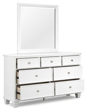 Load image into Gallery viewer, Fortman California King Panel Bed with Mirrored Dresser
