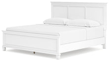 Load image into Gallery viewer, Fortman King Panel Bed with Mirrored Dresser and Chest
